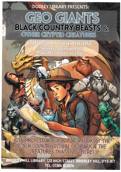 Brierley Hill Library - Geo Giants, Black Country Beasts and other Cryptid Creatures